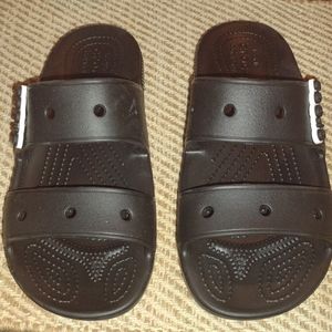 Crocs Classic Black Slide Sandals 206761 Unisex Size Men's 5 / Women's 7